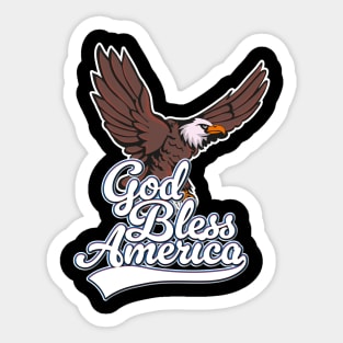 God Bless America Sticker